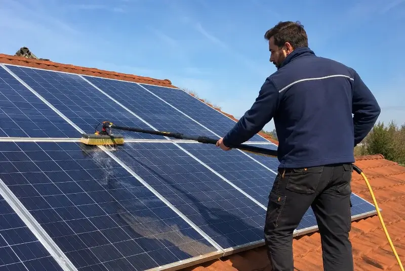 Nettoyage et entretien de panneaux solaires à Pennautier