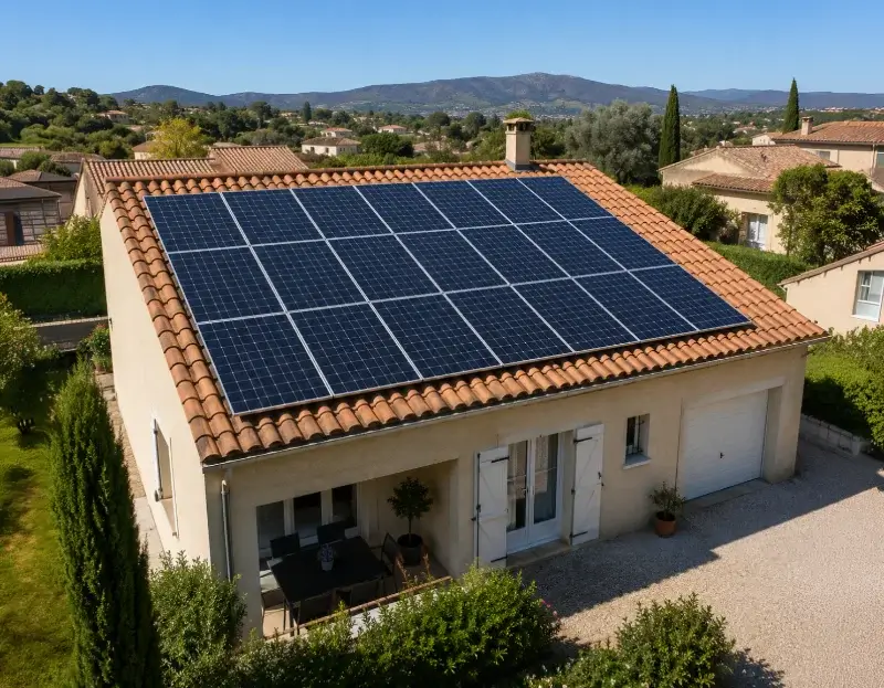 Prime à l'autoconsommation panneaux solaires Pennautier — aide financière de l'État